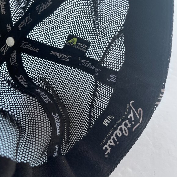 Titleist Flex Golf Hat Cap Adjust to Fit Mesh White And Gray‎ S/M (set Of 2) - Picture 9 of 10